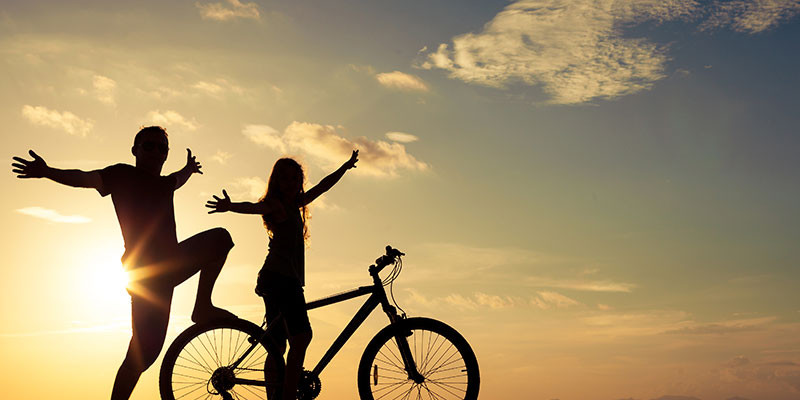Un paseo en bici cuando el sol da un respiro (iStock)